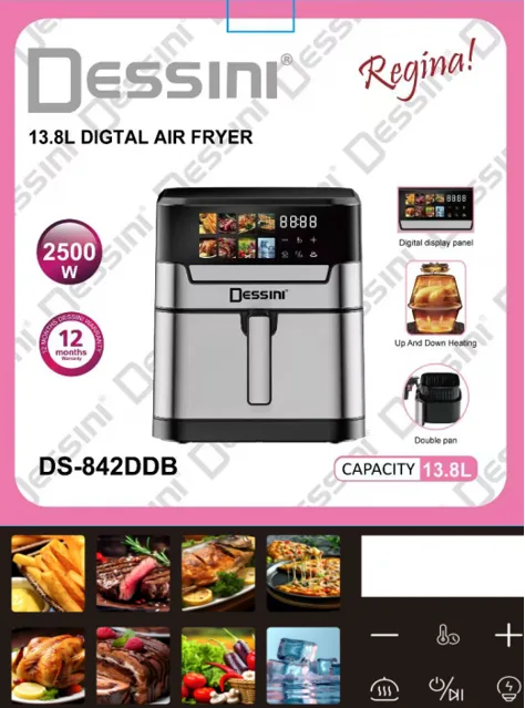 Dessini Air Fryer - DS916DWB - 12.8L