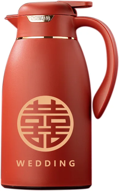 Glass-Lined Vacuum Jug 1.6L - SM-1172-1.6L - White