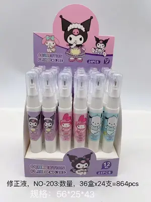 203 Round Bottle Correction Tape - Sanrio