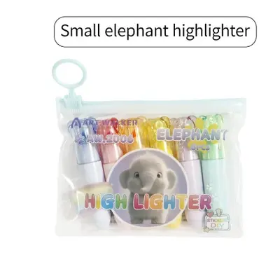 AW.2007 Hamster Fluorescent Pen 6 Pieces