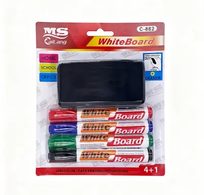 882-4+1 Whiteboard Pen + Eraser
