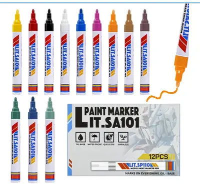 LIT.SA101 Paint Pen Box - Clean Packaging