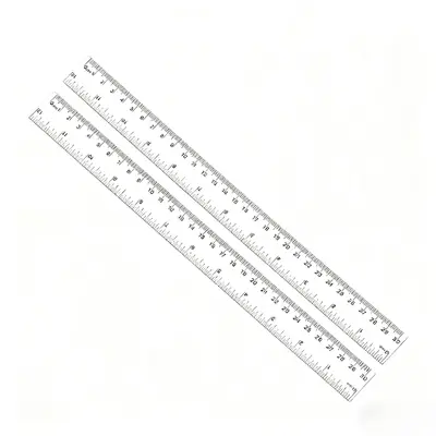Transparent 30CM Straight Ruler - Narrow