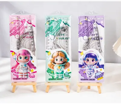 Z0-258 Hard Ruler Set 20CM Space Man