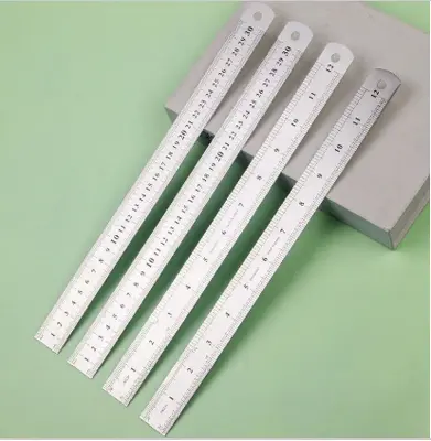 30CM - Steel Ruler 0.5mm Thickness