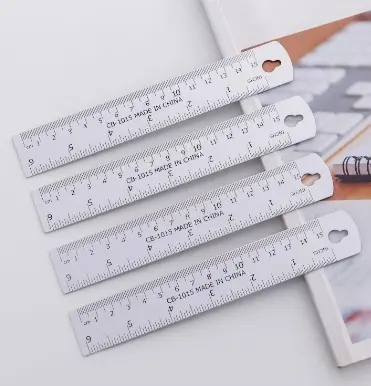 MQ1015 Office Wide Face Aluminum Ruler 15cm