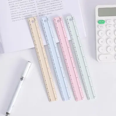 MQ3815 Macaroon Aluminum Ruler 15cm