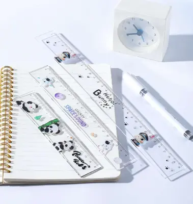 MQ2065-15 Cartoon Pattern Wide Acrylic Ruler 15cm