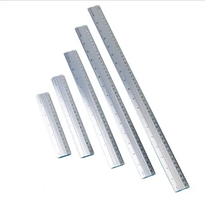 20CM Aluminum Ruler Concave Style