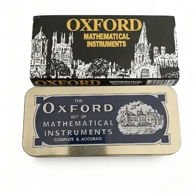 AM-1021 Oxford Steel Case Compass Set - 13 Pieces