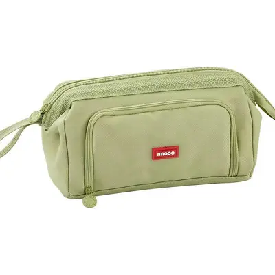1910-1 Steel Frame Large Pen Bag - Green
