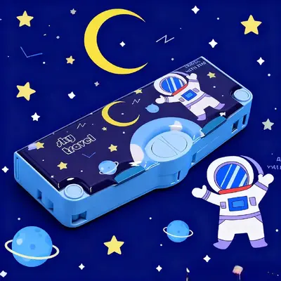 H-8558-1 Dark Blue Astronaut Stationery Box