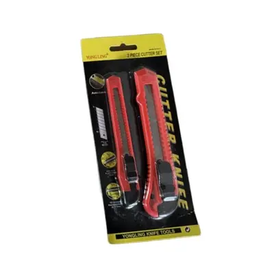YL-12087 utility knife set with 2 pieces of card holder