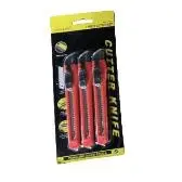 YL-3X120 utility knife set with 3 pieces of card holder