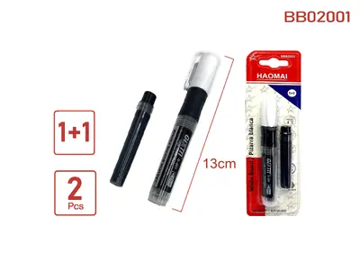 BB02001 Black Whiteboard Pen + Ink