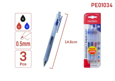 PE01034 Three Neutral Pens