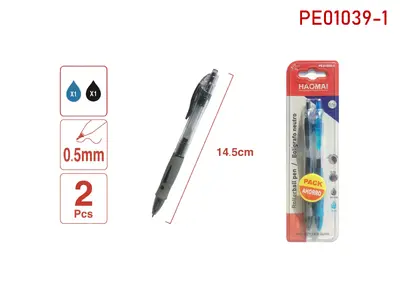 PE01039-1 Two Blue-Black Neutral Pens