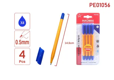 PE01056  Four ballpoint pens