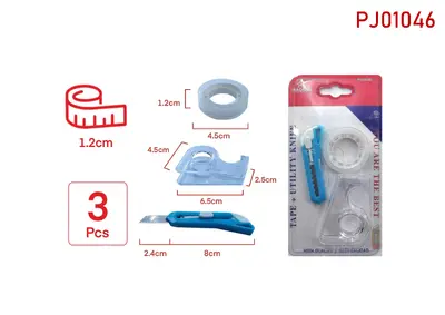 PJ01046  Combined stationery (1 glue 1 knife)