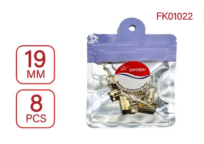KF01022 19mm Rich Gold Long Tail Clip / 8PCS
