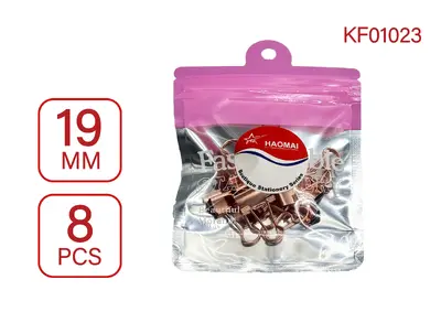 KF01023 19mm Rose Gold Long Tail Clip / 8PCS