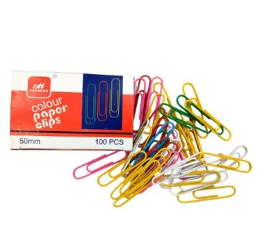 3050 - 50mm colored paper clips 100 pieces