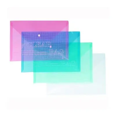 007-W209-12 Herringbone FC Buttoned File Bag