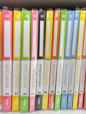 MH-10 fashionable 10-page folder A4