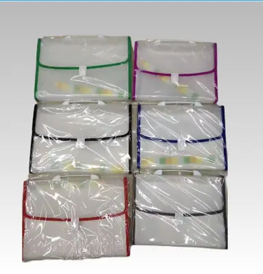 A4 Dot - White Accordian Bag