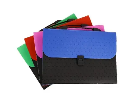 XF-026 Football Pattern Accordian Bag A4