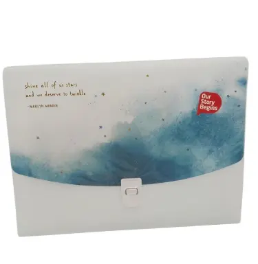 XF-017 Starry Sky Accordian Bag A4