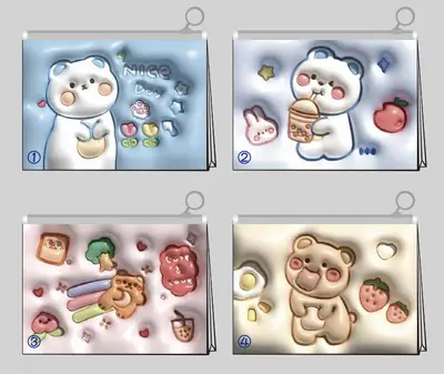 LL-184 Expanding Wind Beibei Bear Edge Bag A4