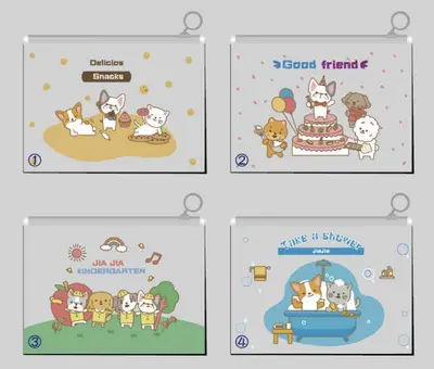 L-9107 Good Friends Edge Bag A4