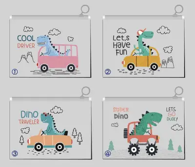 L-9122 Baby Bus Edge Bag A4