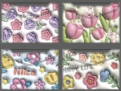 CY-881 Tulip Button Bag A4