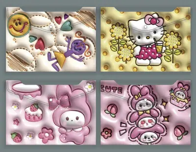 CY-882 Sanrio Button Bag A4