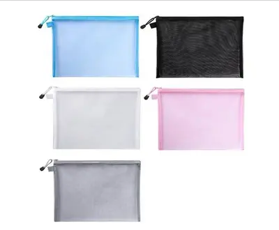 SN-103 Net Mesh Transparent File Bag B6