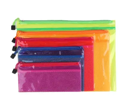 S-5001-18CPVC Clipped Net Bag Color Film B6