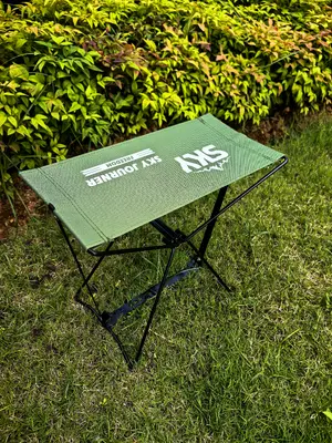 Heavy-Duty Double-Sided Aluminum Folding Table - W-075