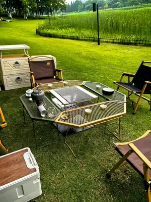 120cm Black Folding Table - W-103