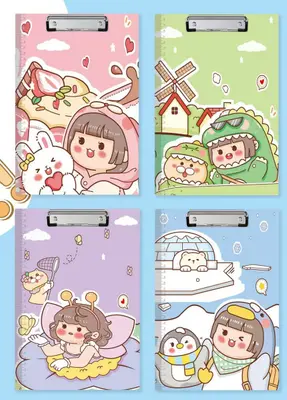 1267 Little Cute - A4 Card