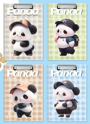 312 Panda Card - A4 Card