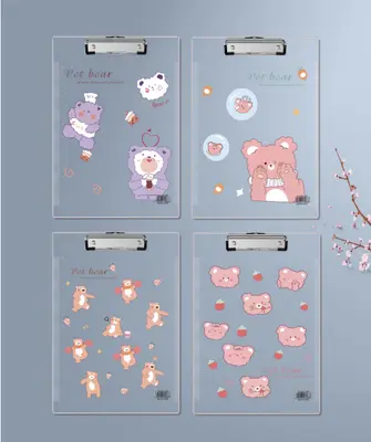 606 Pet Bear - A4 Acrylic Card