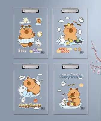 066 Kapibara 2 - A4 Acrylic Card