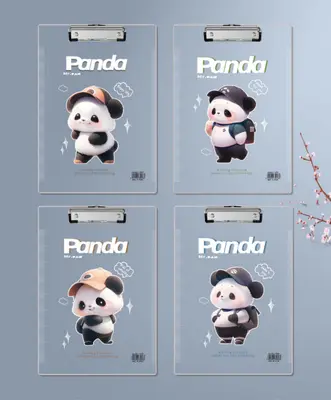 3005 Panda - A4 Acrylic Card