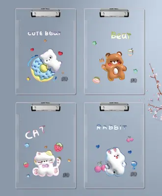 2687 Cute Adventure - A4 Acrylic Card