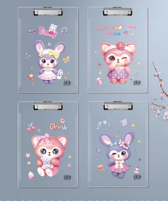 061 Lu Lu and Beibei - A4 Acrylic Card