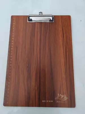 SX-009 redwood color - with scale A4 wooden board clamp