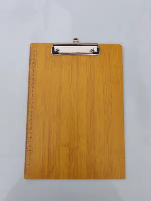 SX-012 wood color - with scale A4 wooden board clamp