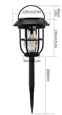 Rechargeable Solar Motion Sensor Camping Lantern
